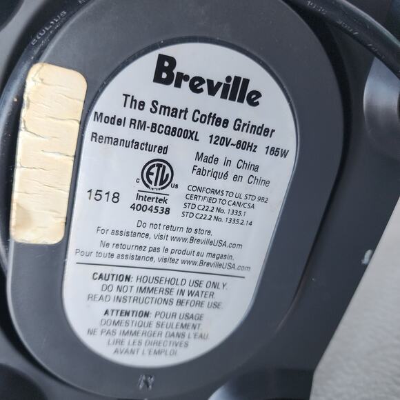 Breville The Smart Grinder Pro 12 Cup Coffee Grinder BCG800XL 120w - Picture 9 of 9